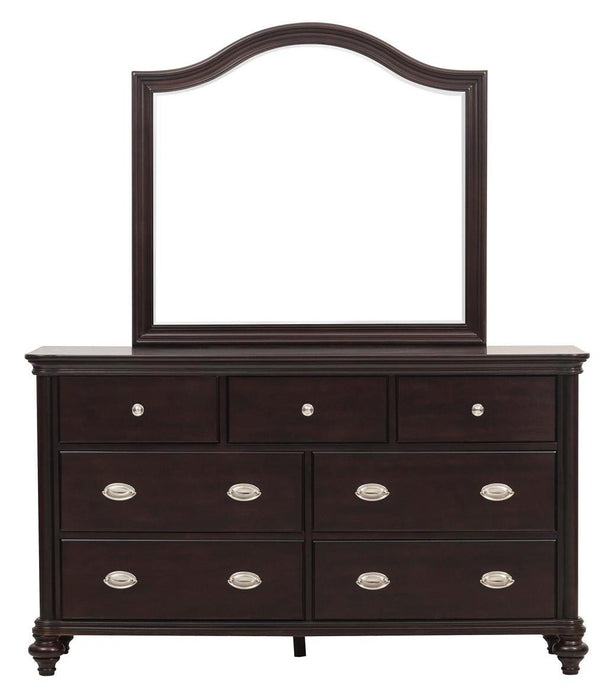 Homelegance Marston 7 Drawer Dresser in Dark Cherry 2615DC-5 - Home Discount Furniture - NJ-linden