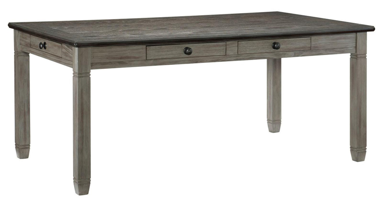 Homelegance Granby Dining Table in Coffee and Antique Gray 5627GY-72 - Home Discount Furniture - NJ-linden