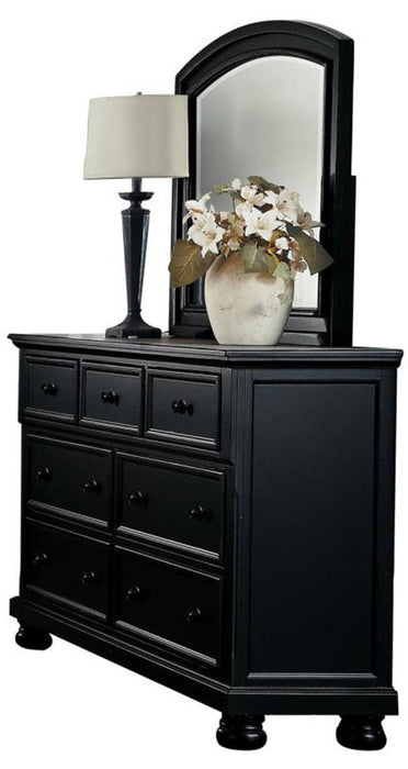 Homelegance Laurelin Mirror in Black 1714BK-6 - Home Discount Furniture - NJ-linden