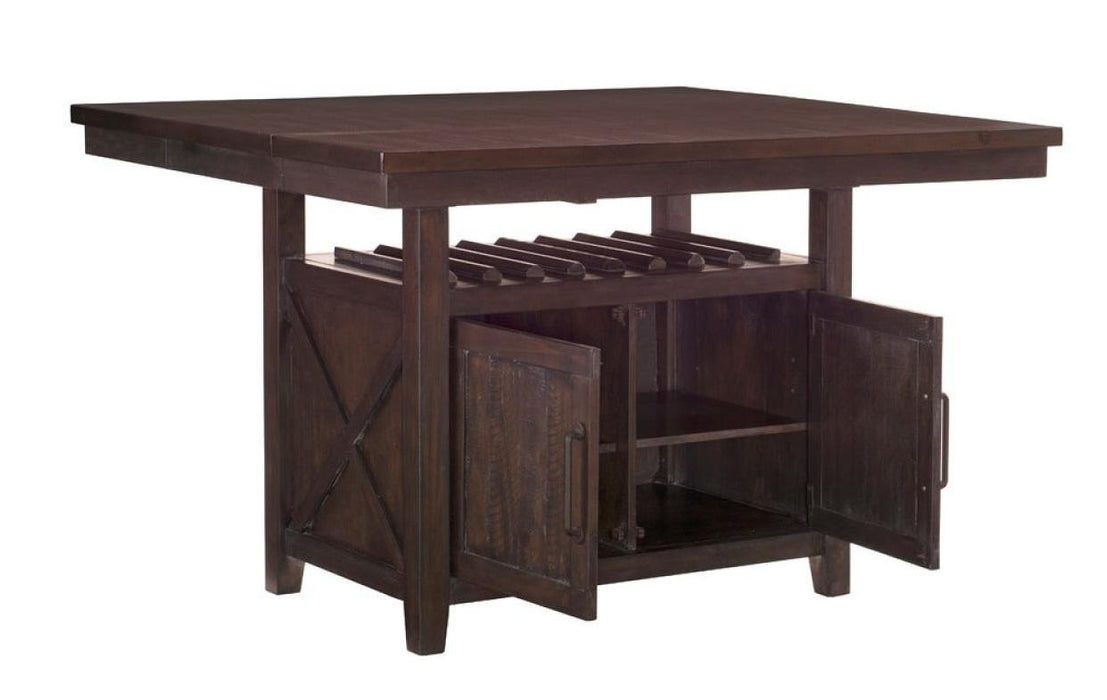 Homelegance Oxton Counter Height Table in Dark Cherry 5655-36* - Home Discount Furniture - NJ-linden