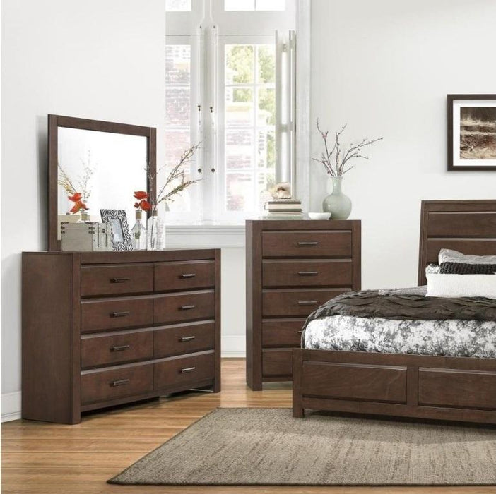 Homelegance Furniture Erwan 8 Drawer Dresser in Dark Walnut 1961-5 - Home Discount Furniture - NJ-linden