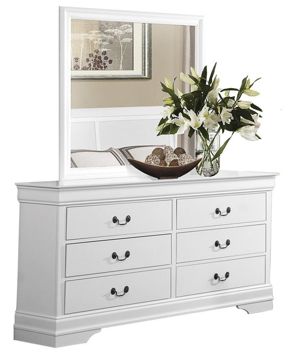 Homelegance Mayville 6 Drawer Dresser in White 2147W-5 - Home Discount Furniture - NJ-linden