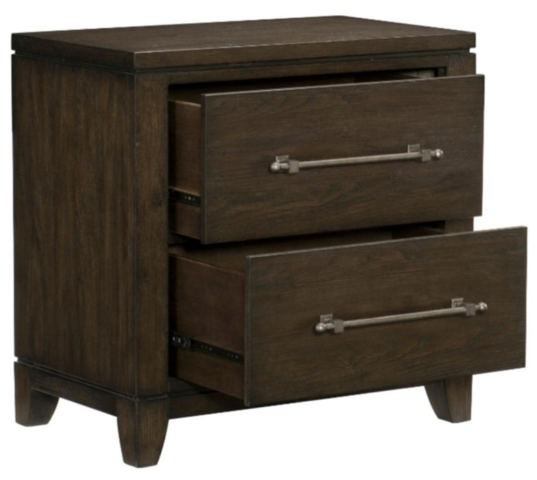 Homelegance Griggs Nightstand in Dark Brown 1669-4 - Home Discount Furniture - NJ-linden