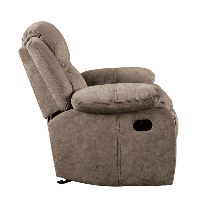 Homelegance Furniture Bastrop Glider Reclining Chair in Brown 8230FBR-1 - Home Discount Furniture - NJ-linden