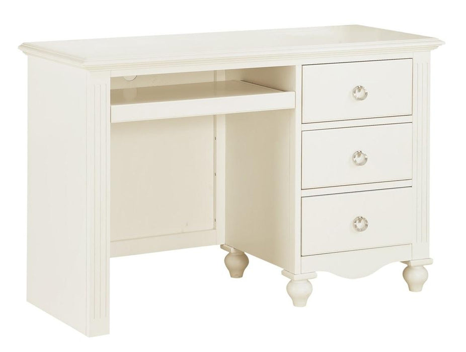 Homelegance Meghan 3 Drawer Writing Desk in White 2058WH-15 - Home Discount Furniture - NJ-linden