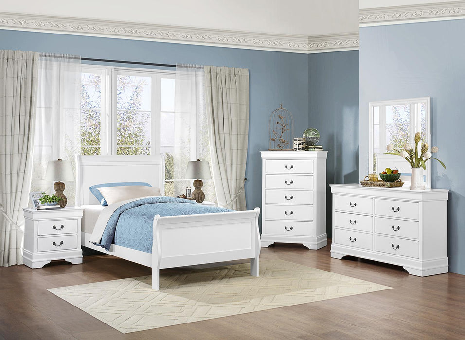 Homelegance Mayville 5 Drawer Chest in White 2147W-9 - Home Discount Furniture - NJ-linden