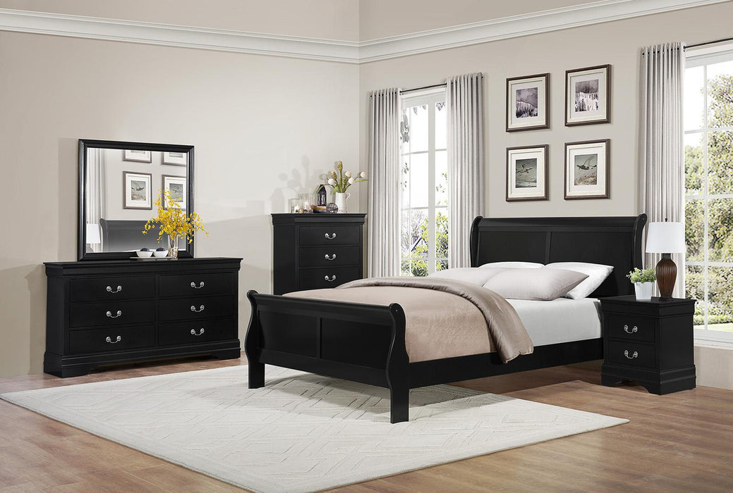 Homelegance Mayville 6 Drawer Dresser in Black 2147BK-5 - Home Discount Furniture - NJ-linden