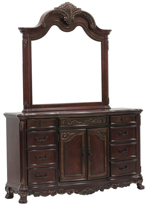 Homelegance Deryn Park 9 Drawer Dresser in Cherry 2243-5 - Home Discount Furniture - NJ-linden