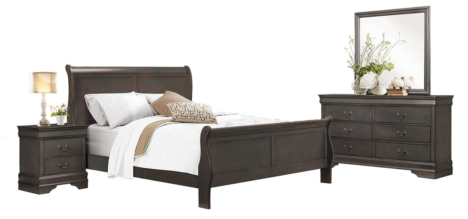 Homelegance Mayville Queen Sleigh Bed in Gray 2147SG-1 - Home Discount Furniture - NJ-linden