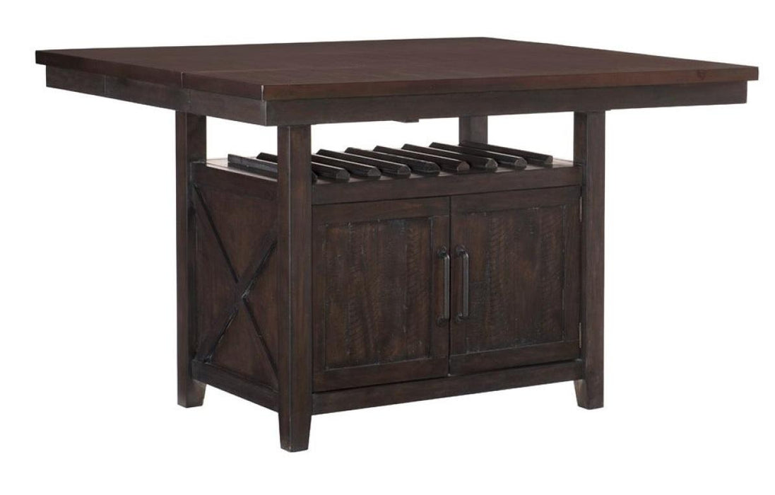 Homelegance Oxton Counter Height Table in Dark Cherry 5655-36* - Home Discount Furniture - NJ-linden