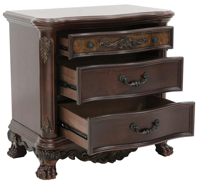 Homelegance Deryn Park 3 Drawer Nightstand  in Cherry 2243-4 - Home Discount Furniture - NJ-linden