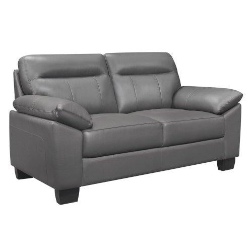 Homelegance Furniture Denizen Loveseat in Dark Gray 9537DGY-2 - Home Discount Furniture - NJ-linden