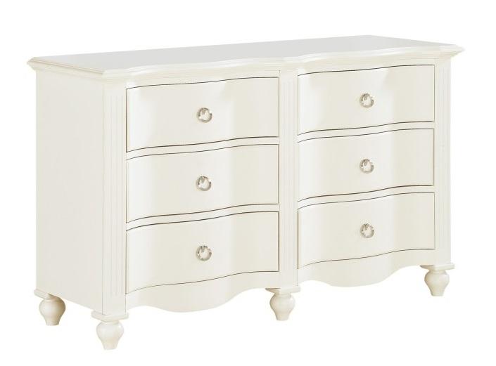 Homelegance Meghan 6 Drawer Dresser in White 2058WH-5 - Home Discount Furniture - NJ-linden