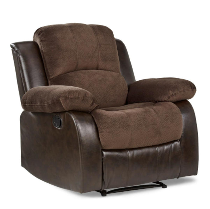 Homelegance Furniture Granley Reclining Chair in Chocolate 9700FCP-1 - Home Discount Furniture - NJ-linden