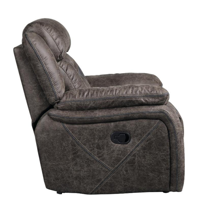 Homelegance Furniture Madrona Glider Reclining Chair in Dark Brown 9989DB-1 - Home Discount Furniture - NJ-linden