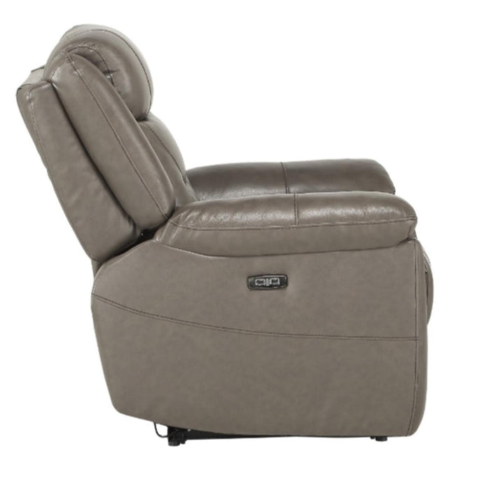 Homelegance Furniture Danio Power Double Reclining Chair with Power Headrests in Brownish Gray 9528BRG-1PWH - Home Discount Furniture - NJ-linden