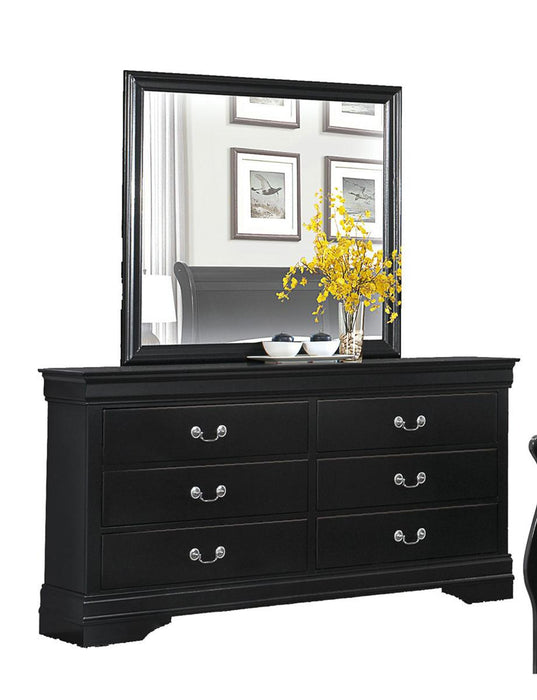 Homelegance Mayville 6 Drawer Dresser in Black 2147BK-5 - Home Discount Furniture - NJ-linden