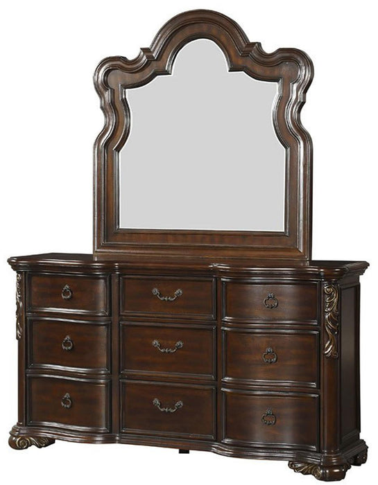 Homelegance Royal Highlands 9 Drawer Dresser in Rich Cherry 1603-5 - Home Discount Furniture - NJ-linden