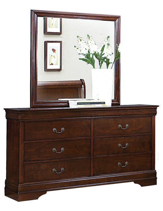 Homelegance Mayville 6 Drawer Dresser in Brown Cherry 2147-5 - Home Discount Furniture - NJ-linden