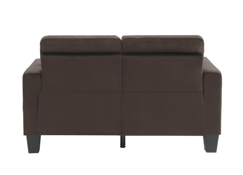 Homelegance Furniture Lantana Sofa in Chocolate 9957CH-3 - Home Discount Furniture - NJ-linden