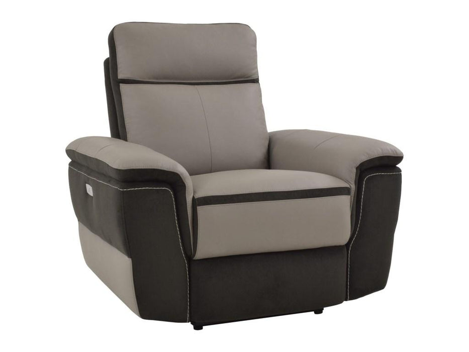 Homelegance Furniture Laertes Power Reclining Chair in Taupe Gray 8318-1PW - Home Discount Furniture - NJ-linden