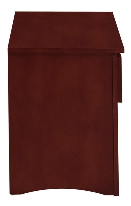 Homelegance Rowe 1 Drawer Night Stand in Dark Cherry B2013DC-4 - Home Discount Furniture - NJ-linden