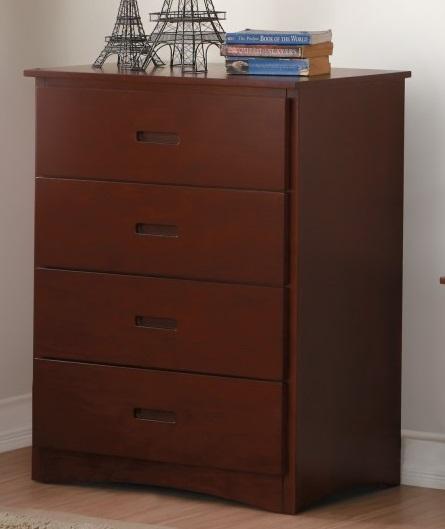 Homelegance Rowe 4 Drawer Chest in Dark Cherry B2013DC-9 - Home Discount Furniture - NJ-linden