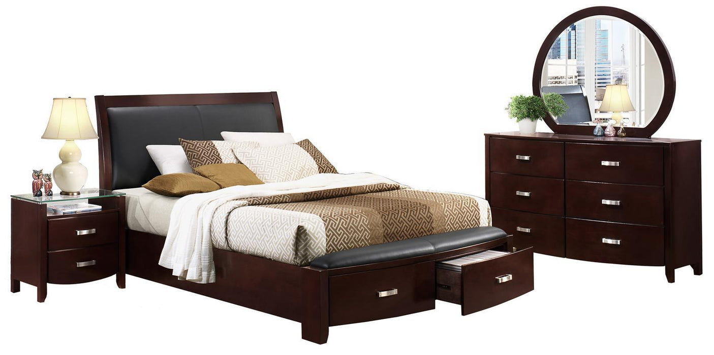 Homelegance Lyric 6 Drawer Dresser in Dark Espresso 1737NC-5 - Home Discount Furniture - NJ-linden