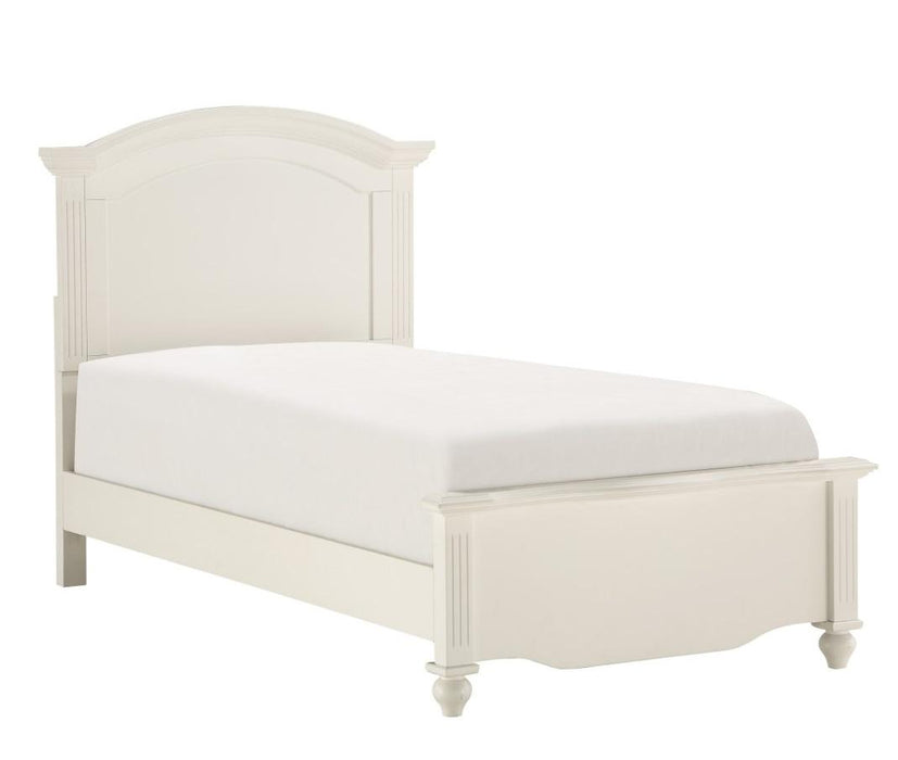 Homelegance Meghan Full Panel Bed in White 2058WHF-1* - Home Discount Furniture - NJ-linden