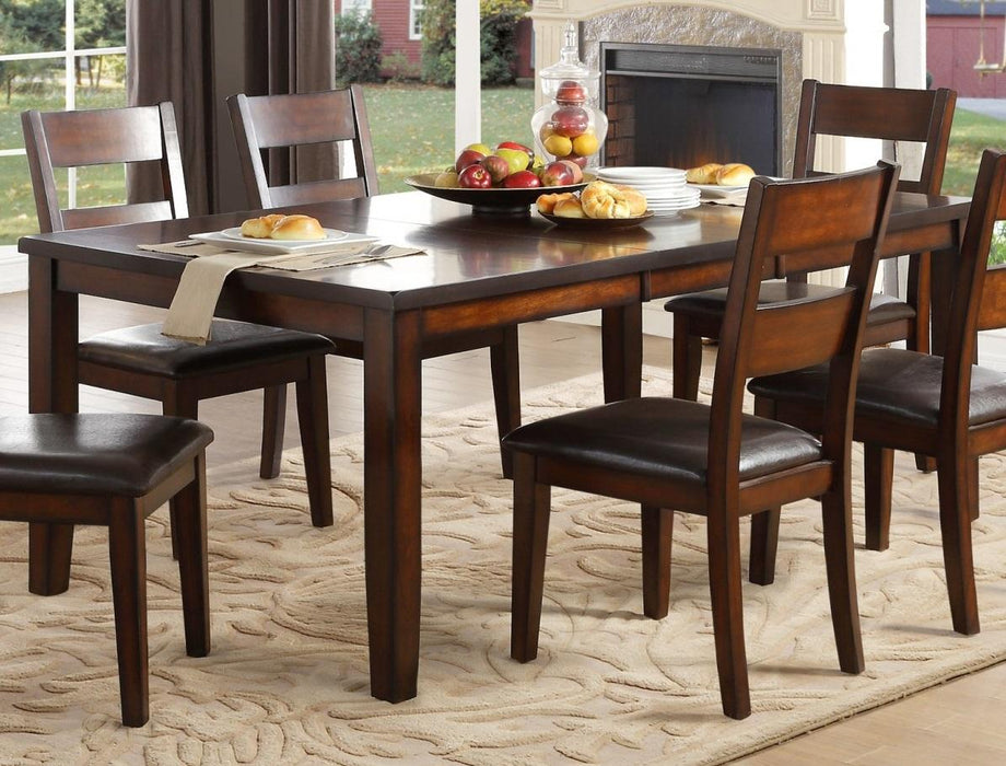 Homelegance Mantello Dining Table in Cherry 5547-78 - Home Discount Furniture - NJ-linden