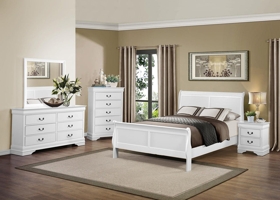 Homelegance Mayville 5 Drawer Chest in White 2147W-9 - Home Discount Furniture - NJ-linden