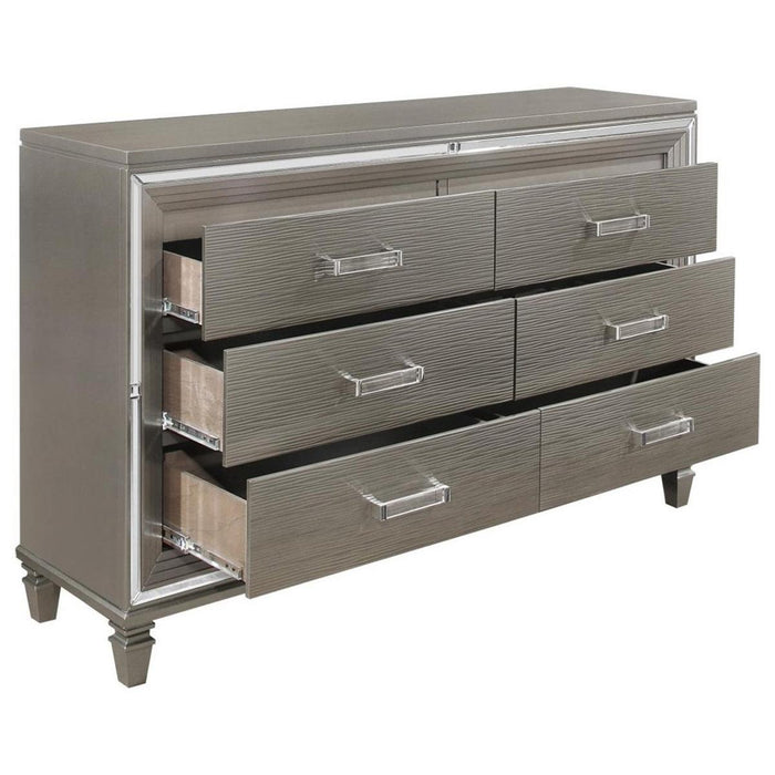 Homelegance Tamsin Dresser in Silver Grey Metallic 1616-5 - Home Discount Furniture - NJ-linden