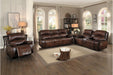 Mahala Double Reclining Sofa in Brown 8200BRW-3 - Home Discount Furniture - NJ-linden
