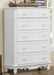 Clementine 5 Drawer Chest in White B1799-9 - Home Discount Furniture - NJ-linden