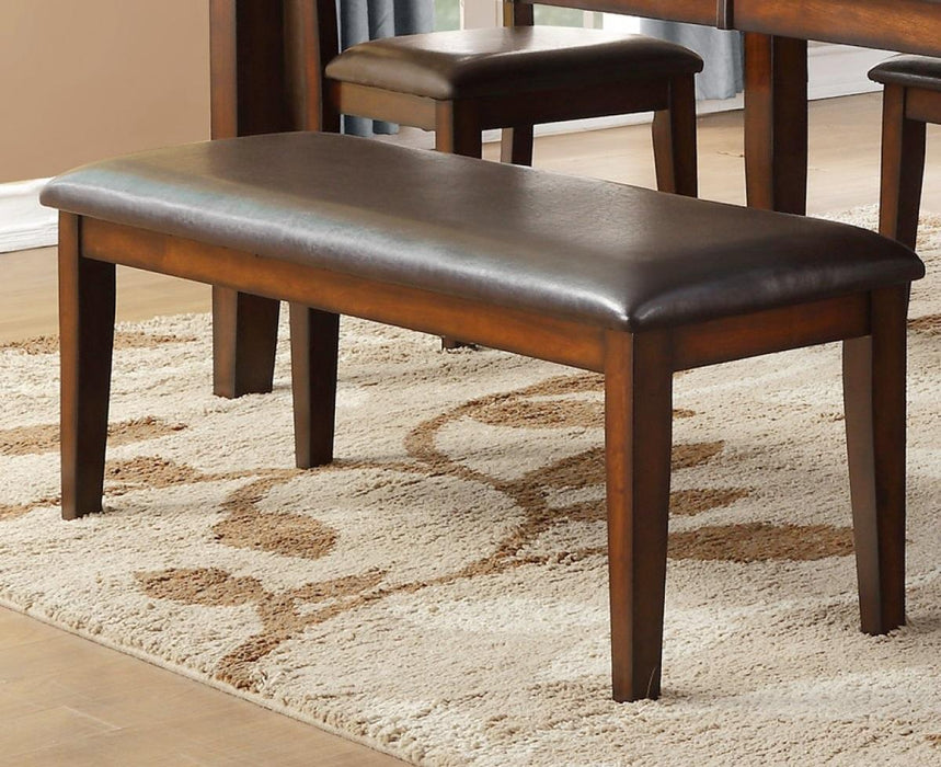 Mantello Bench in Cherry 5547-13 - Home Discount Furniture - NJ-linden