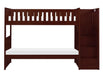 Rowe Bunk Bed w/ Reversible Step Storage in Dark Cherry B2013SBDC-1* - Home Discount Furniture - NJ-linden