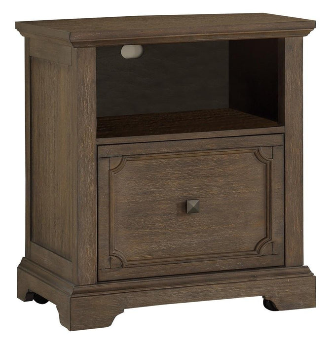 Toulon File Cabinet in Wire-Brushed 5438-18 - Home Discount Furniture - NJ-linden