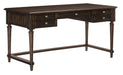 Cardano Writing Desk w/ 3 Working Drawers in Charcoal 1689-16 - Home Discount Furniture - NJ-linden