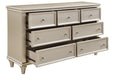 Celandine 7 Drawer Dresser in Silver 1928-5 - Home Discount Furniture - NJ-linden