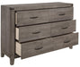 Woodrow 6 Drawer Dresser in Gray 2042-5 - Home Discount Furniture - NJ-linden