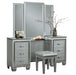 Allura Vanity Dresser with Mirror in Silver 1916-15* image