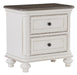 Baylesford Nightstand in Two Tone 1624W-4 - Home Discount Furniture - NJ-linden