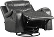 Putnam Swivel Glider Reclining Chair in Gray 9405GY-1 - Home Discount Furniture - NJ-linden