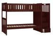 Rowe Bunk Bed w/ Reversible Step Storage in Dark Cherry B2013SBDC-1* - Home Discount Furniture - NJ-linden