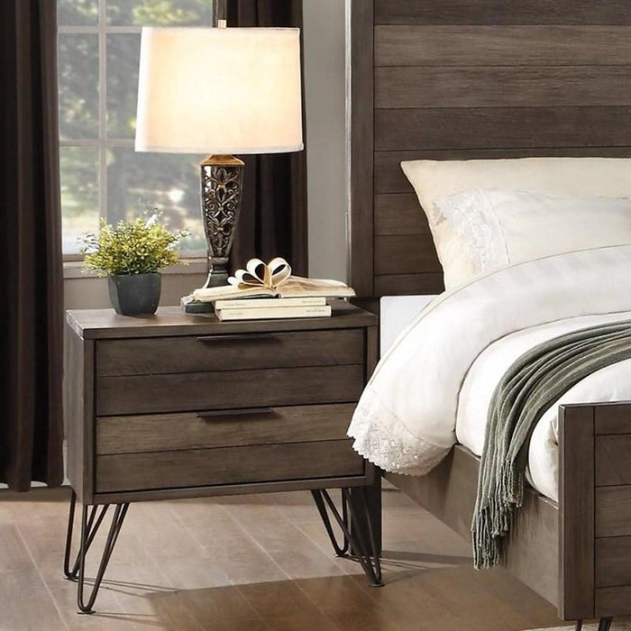 Urbanite Nightstand in Tri-tone Gray 1604-4 - Home Discount Furniture - NJ-linden