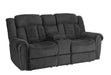 Nutmeg Double Reclining Loveseat in Charcoal Gray 9901CC-2 - Home Discount Furniture - NJ-linden