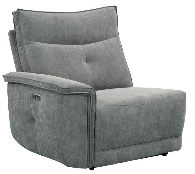 Tesoro Power Left Side Reclining Chair in Dark Gray 9509DG-LRPWH - Home Discount Furniture - NJ-linden