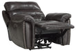 Lance Power Reclining Chair with Power Headrest and USB Port in Brown 9527BRW-1PWH - Home Discount Furniture - NJ-linden