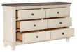 Weaver Dresser in Two Tone 1626-5 - Home Discount Furniture - NJ-linden