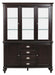 Marston Buffet with Hutch in Dark Cherry 2615DC-50-55 - Home Discount Furniture - NJ-linden